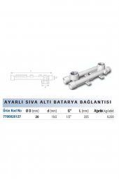 FIRAT Pp Ayarlı Batarya Bağlantısı 20 Lik - 1