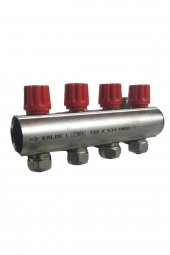 KALDE Kendinden 1 Vanalı Kollektör Kırmızı 4 Lü (1 Adet) - 2