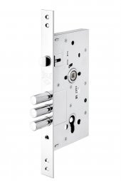 KALE Monoblok Çelik Kapı Kilidi Krom 252r Gövde Snc Barelli 3 Anahtarlı - 1