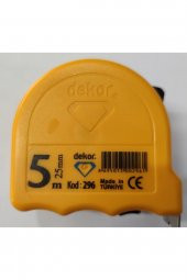 Dekor Şeffaf Şerit Metre 5 Mt. Sarı - 4