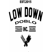 smoke Low Down doblo Arka Cam Sticker - 1