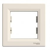 Schneider EPH5800123 Asfora Krem Tekli Çerçeve - 1