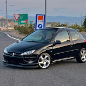 Peugeot 206 206+ 1998-2012 Uyumlu Üniversal Astra H lip Esnek Ön Lip 2 Parça Tampon Altı Dil Karlık Ön Ek - 2
