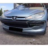 Peugeot 206 206+ 1998-2012 Uyumlu Üniversal Astra H lip Esnek Ön Lip 2 Parça Tampon Altı Dil Karlık Ön Ek - 10