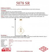 Eray Aydınlatma 5078-25 Led Gold Avize - 3
