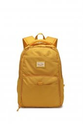 Bagacar Smart Bag 3124 Okul ve Günlük Laptop Bölmeli Sırt Çantası Hardal - 1