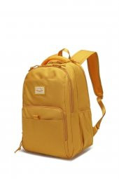 Bagacar Smart Bag 3124 Okul ve Günlük Laptop Bölmeli Sırt Çantası Hardal - 3