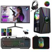 Xaser Xsr256 i7 4770 8GB Ram 256GB SSD 4GB RX550 Ekran Kartı 21.5" Monitör Oyun Bilgisayarı thumbnail 1