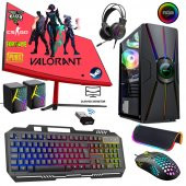 Xaser Xsr215 i5 4440 8GB Ram 256GB SSD 4GB RX550 Ekran Kartı 24" Curved Oyun Bilgisayarı thumbnail 1