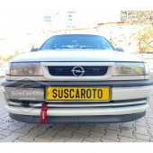 Opel Vectra A 1988-1995 Uyumlu Üniversal Astra H lip Esnek Ön Lip 2 Parça Tampon Altı Dil Karlık Ön Ek - 5