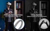 Cosmostech Meta Quest Sanal Gerçeklik Gözlüğü için Link Kablosu 1/2/3/Pro/Pico Uyumlu 3.2 Hızlı Data Kablosu 5m – G - 7