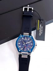 PWG1005.051 İç Fonksiyonları Aktif 10 Atm Anti Alerjik Silikon Kordonlu Erkek Kol Saati+Bileklik thumbnail 5