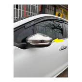 Peugeot 2008 Krom Ayna Kapağı 2 Parça 2013-2018 Paslanmaz Çelik thumbnail 3