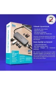 Bix BX10HB 8in1 Type-C Hub HDMI, PD Şarj, 1Gbps RJ45, 3x USB, Macbook Uyumlu Çoklayıcı Adaptör - 7