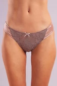 GISELLE A Plus Bakır Dantelli Mini Slip Külot - 1