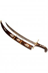 86 Cm Dekoratif El İşi Sedef İşlemeli Kılıç - 3