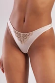 GARLAND A Plus Ten Rengi Dantel Detaylı Mini String Tanga - 1