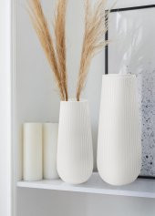 The Mia Pure Dekoratif Vazo 15x15x34 cm - 2
