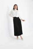 FTZ Women Kadın Pliseli Etek  Siyah 30390 thumbnail 2