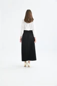 FTZ Women Kadın Pliseli Etek  Siyah 30390 thumbnail 5
