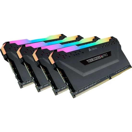 Corsair Vengeance RGB Pro 32 GB (4x8) 3200 MHz DDR4 CL16 CMW32GX4M4E3200C16 Ram - 1