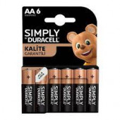 Duracell AA Kalem Pil 6'lı - 1