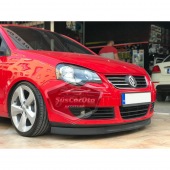 Vw Polo Mk4 - 4.5 2002-2008 Uyumlu Üniversal Astra H lip Esnek Ön Lip 2 Parça Tampon Altı Dil Karlık Ön Ek - 1