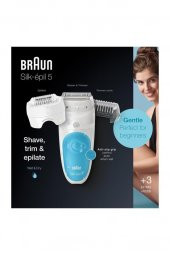 Braun Silk-épil 5 5605 Sensosmart, Kablosuz, Islak&kuru, 3ü 1 Arada Epilatör 81770429 - 7