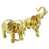 T.Concept İkili Fil Dekorasyon Gold - 1