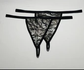 ASM1228 Kadın 2 Li Leopar Aklı Sarsıtan String - 2