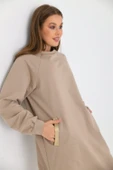 Ftz Women Kadın İki İp Elbise Beige 30254 - 5