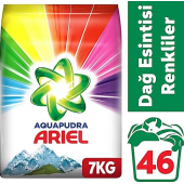 Ariel AquaPudra Dağ Esintisi Renklilere Özel 7 kg Toz Deterjan - 1