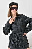 FTZ Women Kadın Deri Kap  Siyah 30632 thumbnail 6