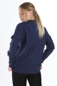 FTZ Women Kadın Önü Püsküllü Triko  İndigo 21-1102 - 3