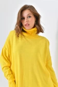FTZ Women Kadın Düz Basic Tunik  Sarı 20489 thumbnail 4