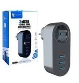 Fultech 3 Usbli Akım Korumalı 3Lü Priz - HRD- 009126 - 1
