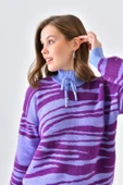 FTZ Women Kadın Çizgili İkili Takım  Lila 20522 thumbnail 5