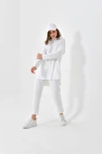 FTZ Women Kadın İki İp Paraşüt Detaylı Takım  Ekru 30615 thumbnail 2