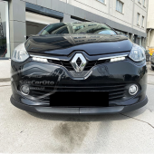 Renault Clio 4 2012-2020 Uyumlu Üniversal Astra H lip Esnek Ön Lip 2 Parça Tampon Altı Dil Karlık Ön Ek - 2