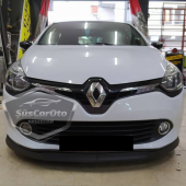 Renault Clio 4 2012-2020 Uyumlu Üniversal Astra H lip Esnek Ön Lip 2 Parça Tampon Altı Dil Karlık Ön Ek - 3