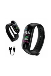 AbaTech XİAOMİ POCO X4 PRO UYUMLU M4 AKILLI BİLEKLİK ADIMSAYAR YENİ SÜRÜM - 1