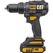 CAT DX11 18Volt/2.0Ah Li-ion Çift Akülü Kömürsüz Profesyonel Şarjlı Matkap - 2