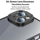 Baseus Kamera Korumalı iPhone 14 Plus Silikon Kılıf ve Ful Kaplama Kırılmaz Ekran Koruyucu, Air Armor,Sararmaz Kılıf - 4