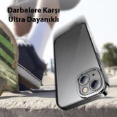 Baseus Kamera Korumalı iPhone 14 Plus Silikon Kılıf ve Ful Kaplama Kırılmaz Ekran Koruyucu, Air Armor,Sararmaz Kılıf - 8