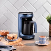 Schafer Kahvecim Otomatik Türk Kahve Makinesi-Mavi - 1