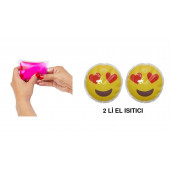 KALPLİ EMOJİ ŞEKİLLİ CEP SOBASI,EL ISITICI,2 ADET SICAK SU TORBASI PVC  9cm - 2