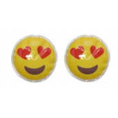 KALPLİ EMOJİ ŞEKİLLİ CEP SOBASI,EL ISITICI,2 ADET SICAK SU TORBASI PVC  9cm - 3