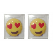 KALPLİ EMOJİ ŞEKİLLİ CEP SOBASI,EL ISITICI,2 ADET SICAK SU TORBASI PVC  9cm - 5