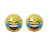 GÜLEN EMOJİ ŞEKİLLİ CEP SOBASI EL ISITICI,2 ADET SICAK SU TORBASI PVC  9cm - 3
