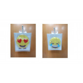 EMOJİ ŞEKİLLİ CEP SOBASI,EL ISITICI,2 ADET SICAK SU TORBASI PVC  9cm - 6